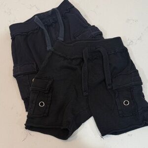 Mish mish Classic Black Cargo Shorts